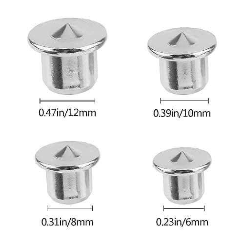 Pointes de Centrage de Cheville en Bois, 16pcs Alignement de Bois Pointe Centrage de Goujon Outil de Centrage de Goujon Centreurs de Tourillons Marqueurs de Chevilles Localisateur de Bois Goupilles