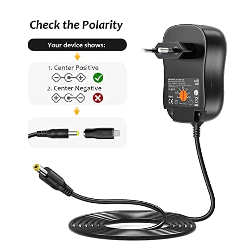 Zolt Adaptateur Secteur Universel 3V 4.5V 5V 6V 7.5V 9V 12V AC DC Adaptateur Multi-Tension avec Port USB 5V 2A et 10 Connecteurs DC, 2000mA Max.