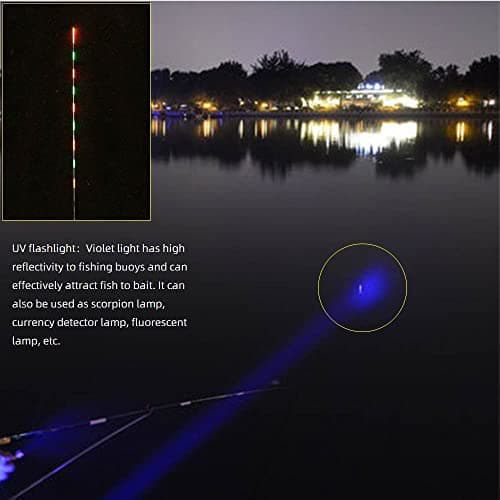 Alonefire SV47 12W Lampe Torche UV 365nm Rechargeable Longue Portée Ultraviolet Lumiere Noire Détecteur D'urine pour Resine, Pêche, Scorpion,Minéraux avec Lunettes de Protection UV, Batterie Incluse