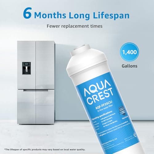AQUACREST Filtre Frigo Remplacement pour Filtre Frigo Samsung® DA29-10105J HAFEX/EXP, DA2010CB DA99-02131B, LG® 5231JA2010B (2)