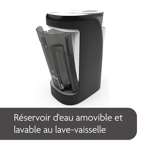 Baby Brezza Formula Pro Advanced, Préparateur de Biberons Instantané Et Automatique, Dose Et Mélange l'eau Chaude Et La Poudre de Lait par Simple Pression d'un Bouton, Noir, 1 Unité