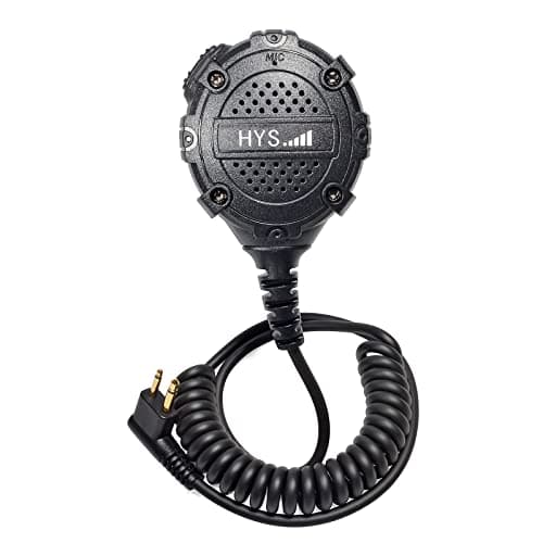 HYS Microphone haut-parleur portable pour talkie-walkie, microphone compatible avec Motorola CP040 CP140 GP300 CLS1110 Radio bidirectionnelle