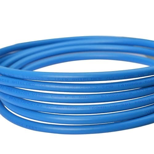 Superbat Câble BNC Câble Vidéo SDI 4,6m 3G/6G/12G (Belden 1694A, 75Ohm) Mâle à Mâle pour Caméras et Équipements Vidéo Supporte HD-SDI/3G-SDI/4K/8K, Câble Vidéo de Précision (1 pièce)