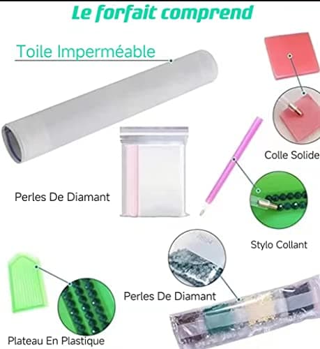 GuoPi Photo Personnalisée Diamant Broderie 5D Diy Diamond Painting,Personnalisée Privée,Diamant Rond Complet De,Adapté À La Décoration De La Maison, Cadeaux... (30X50cm)