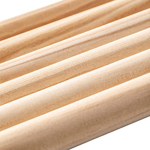Mendi 6 Bâton en bois 120 cm x 28 mm