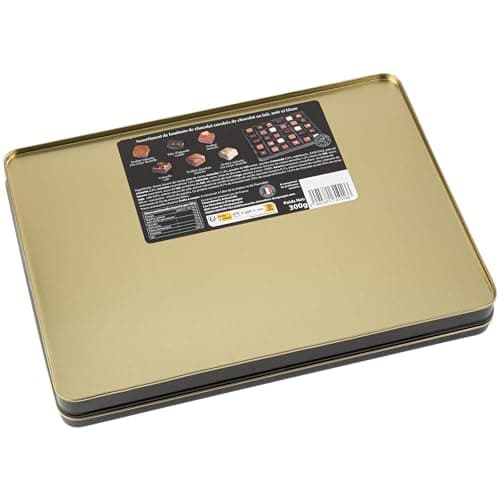 Chevaliers d'Argouges - Assortiment de chocolats noir, lait, blanc - Coffret cadeau prestige - 300g