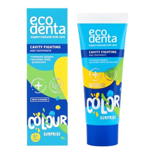 Ecodenta Dentifrice Enfants pour Combattre les Caries Dentifrice 75ml Au Fluor Xylitol
