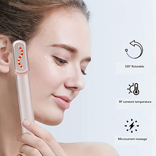 Appareil Anti Ride Visage, Appareil Lifting Massage Visage, rotation à 270 degrés, machine de raffermissement des yeux pour yeux gonflés, cernes, poches sous les yeux