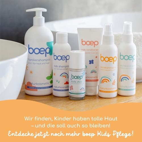 boep Après-shampoing pour enfants | Après-shampoing végétalien naturel pour enfants | Hydrate, démêle les cheveux et assure un meilleur peignage (100 ml)
