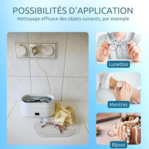 PURIVITA - Concentré de Nettoyant liquide pour produits ultrason - Multi-usages - Nettoyeur Bijoux, lunettes et bien plus encore - nettoyant ultrason - 500 ml