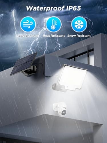 SIGRILL 318 LED Lampe Solaire Extérieur Détecteur de Mouvement, 3000LM Lumiere Solaire Exterieur, 3 Modes Projecteur Solaire Exterieur, IP65 LED Spot Solaire (1 Pièce - 318LED Lumière Froide)