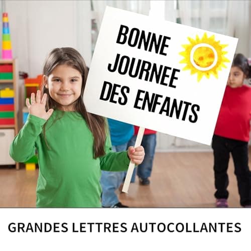 30 Feuilles Lettres Autocollantes,Grande Stickers Alphabet PVC Autocollants,Lettres Autocollants Alphabet Imperméable pour Tableaux d'Affichage mur Boîte aux Lettres Fenêtre Porte (Noir)