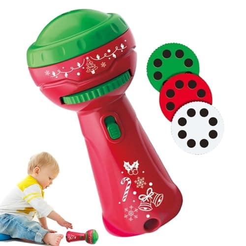 Projecteur de lampe de poche pour , projecteur de lampe de poche de Noël | Projecteur de torche drôle - Projecteur de torche pour , projecteur de diapositives à 24 motifs de noël, torche amusante pour