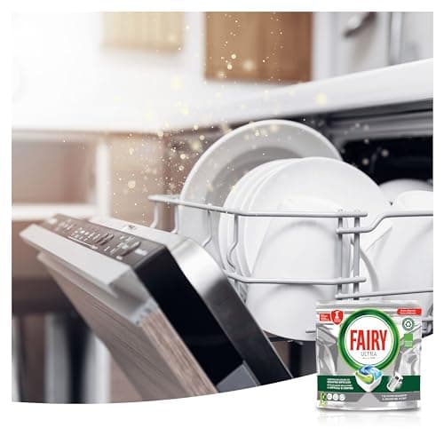 Fairy Original Tablettes Lave-vaisselle All In One, Citron, 132 (6x22) Capsules, Efficaces Même Sur La Graisse Incrustée
