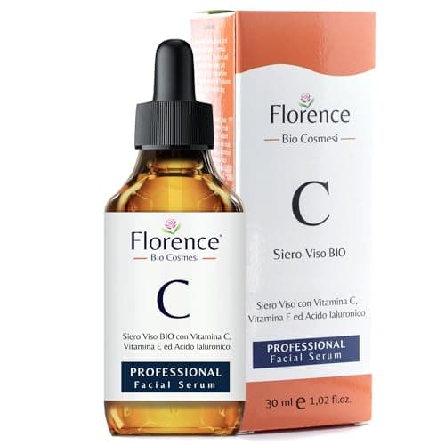 30ml. BIO Sérum Visage à la Vitamine C/E, Acide Hyaluronique Pur et Niacinamide. Anti-rides, Anti-taches et Hydratant. Soin Visage Anti-âge Idéal Comme Crème Contour des Yeux. Bouteille PET
