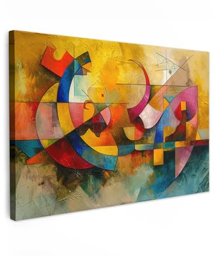 MuchoWow© Impression sur Toile Decoration Murale Peinture 30x20 cm Tableaux Decoratifs Muraux Décoration Chambre Art - Abstrait - Moderne