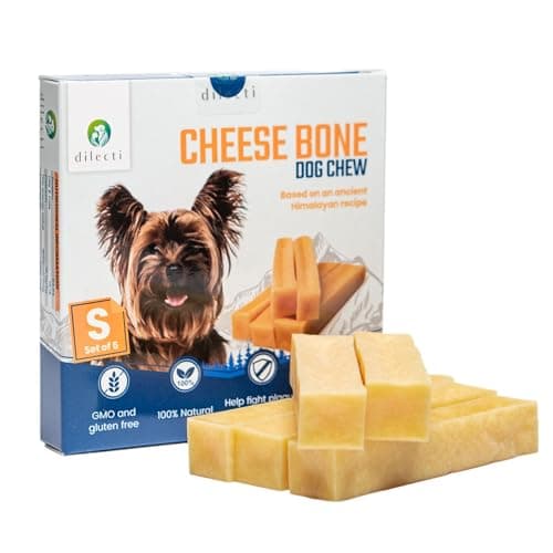 Dilecti Friandises Naturelles à Mâcher de l'Himalaya - des Friandises à Mâcher Naturelles très Savoureuses, Dures et Durables Occuperont Votre Chien Pendant Un Certain Temps. (Taille S, Lot de 5)