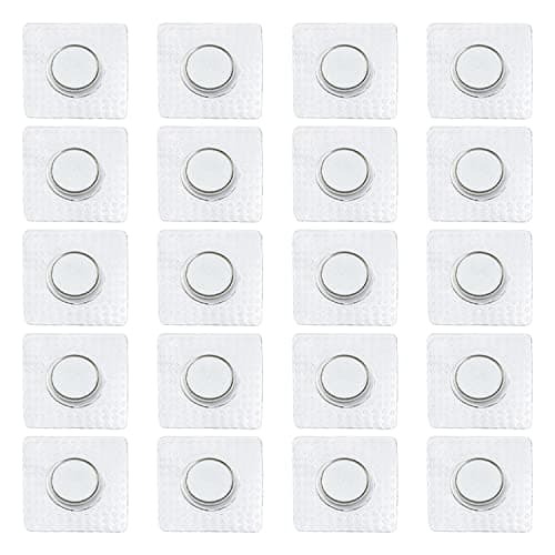 FYSL Bouton Aimant à Coudre 20 PiècesBoutons-Pression Magnétiques Cachés 15 mm 20 mm à Coudre Invisible Fermeture Magnétique pour Couture Habillement Sac à Main