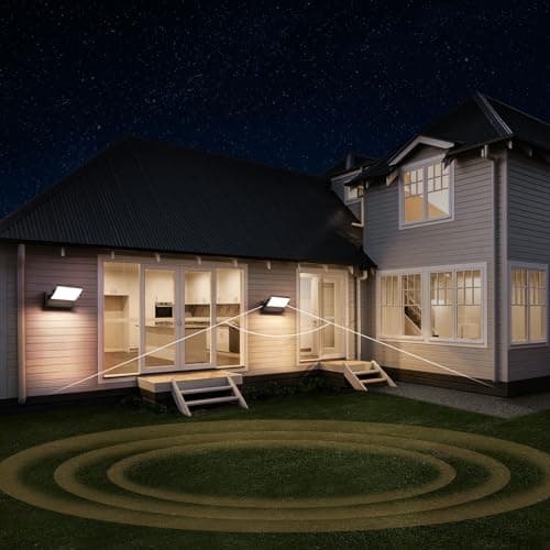 Appliques murales extérieures noires, appliques murales extérieures modernes à LED, résistantes aux intempéries IP54 20W 1100 lumens Lampe murale de sécurité pour porche porte d'entrée, naturel 4000K