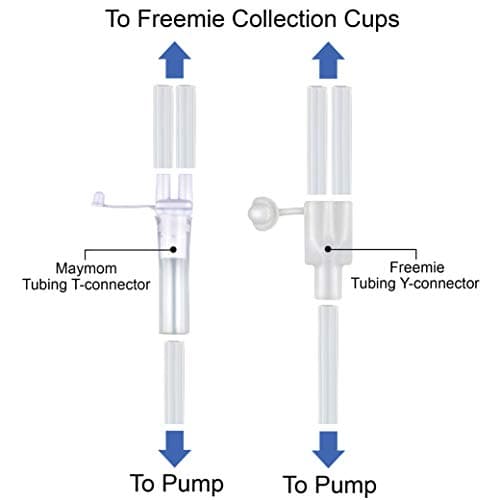 Maymom Tube De Remplacement Pour Système Fermé Freemie; Pas De Kit De Connexion De Système Fermé Freemie Original; 1 Ensemble/Paquet