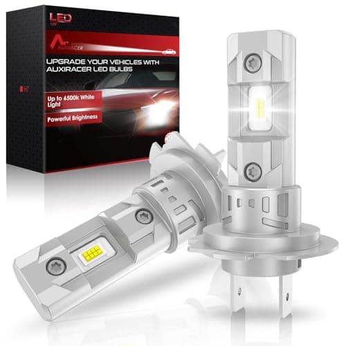 H7 LED , H7 LED 20000LM 80W 6500K Lumière Blanche Forte , Kit De Conversion Halogène, Ampoule De Phare pour 12V Voiture Ou Moto, 2 Ampoules