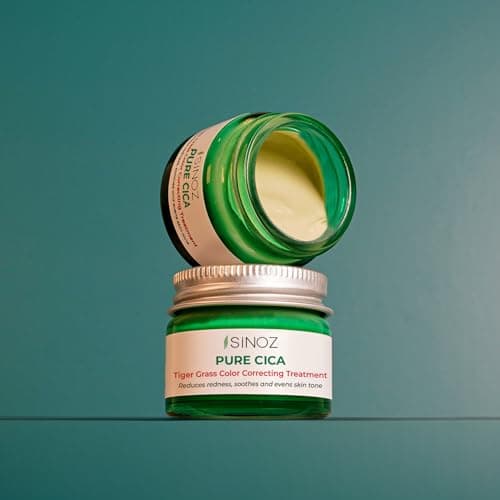 Pure Cica Tiger Grass Color Correcting Repair Cream | Neutralizes Redness & Soothes Sensitive Skin | With Centella Asiatica & SPF Protection | 15 ml
