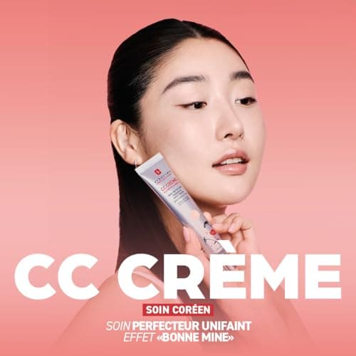 Erborian - CC Crème à la Centella Asiatica - Maquillage et Soin Illuminateur de Teint Haute Définition pour Visage - Protection Solaire SPF 25 - Soin Cosmétique Coréen - Caramel 15 ml