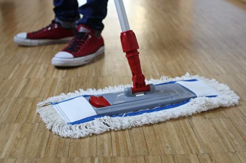 Bellanet Lot de 2 serpillères en coton pour parquet et sols en bois véritable 40 cm - Enlèvement professionnel avec fibres naturelles