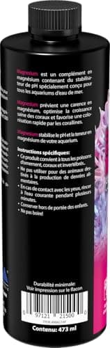 Microbe-Lift Magnésium - 473 ML - Supplément de magnésium très Pur pour Les coraux dans Les Aquariums d'eau de mer, favorise Une Croissance Saine et la stabilité de l'écosystème.