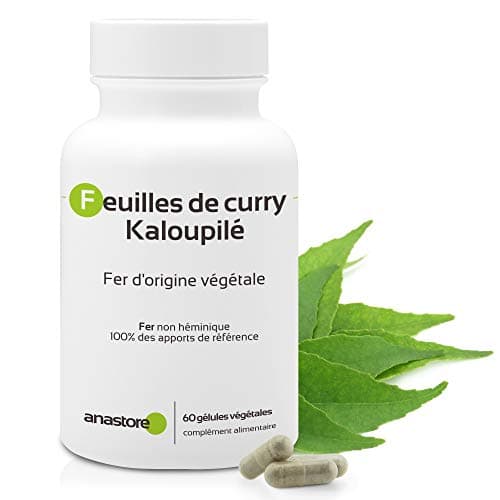 FER D'ORIGINE VÉGÉTALE (Kaloupilé)* 233.5 mg / 60 gélules * Carences (hémoglobine), Energie (fatigue), Immunitaire