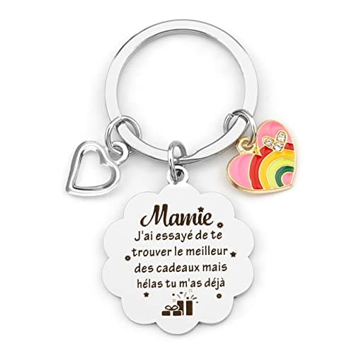 Cadeau Mamie, Cadeau Mamie Noël, Porte Clef Mamie, Cadeau Grand Mere, Cadeau Anniversaire Mamie, Cadeau Pour Grand Mere, Cadeau Mamie Original, Idee Cadeau Grand Mere, Cadeau Personnalisé Mamie