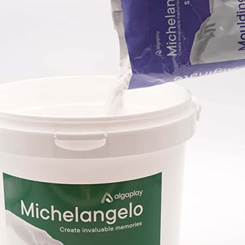 Michelangelo KIT REFILL matériaux de moulage pour 4 mains d'adultes ou d'enfants en famille ou entre amis