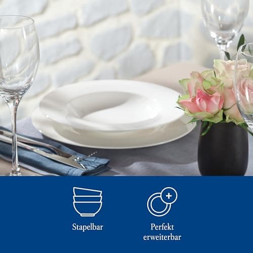 Villeroy & Boch 1041002620 Assiette Plate, Porcelaine, Blanc/Multicolore