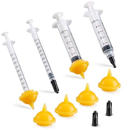 betevie Lot de 6 mini seringues à tétons pour animaux domestiques et animaux sauvages, idéal pour les tétons de chiots, chatons, écureuils et autres animaux de compagnie