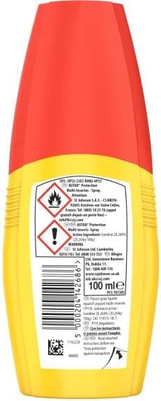 Autan Multi-Insectes Répulsif Anti-Moustiques Tigres Taons Spray 100 ml