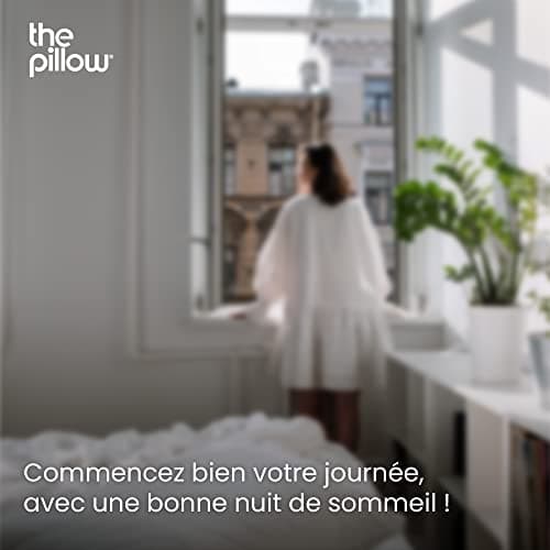 THE PILLOW Oreiller Ergonomique Cervical - Oreiller cervicales - Coussin Cervical - Coussin Ergonomique Cervical - Pillow - Plus De Comfort Doux - Housse De Coussin en Velours Incluse