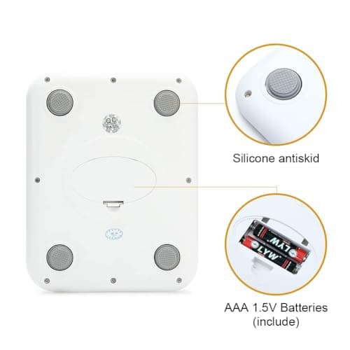 GRIFEMA GA2002 Balance de Cuisine Électronique de Haute Précision 5000g/1g avec Écran LCD Rétroéclairé, 6 Unités et Fonction Tare Acier Inoxydable, Smart Digital, pour Alimentaire Multifonctionnel