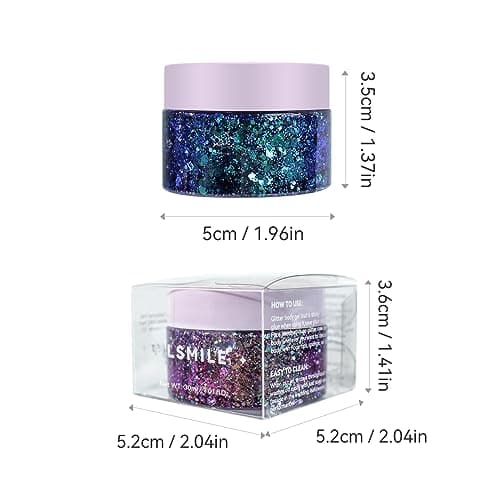 Caméléon corps Flash, visage bloc Flash, ombre à paupières Flash yeux, visage, cheveux, lèvres et corps Festival Flash cosmétiques changer de couleur flash dans la lumière (#01 rose)