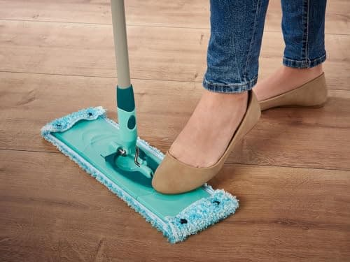 Leifheit Lot de 2 Housses Lave-Sol Clean Twist M Extra Soft, Housse de Rechange en Fibres spéciales, idéale pour Les sols fragiles, Housse pour Balai nettoyante avec Absorption d'eau Minimale