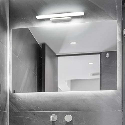 Klighten Lampe Miroir LED salle de Bains 9W 40cm, IP44 Lumiere Salle de Bain Miroir Moderne, Applique Murale Salle de Bain, 110-240V, 600 Lumen, Blanc Froid 6000K