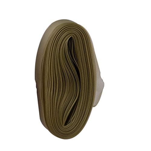 Trimming Shop Ruban en organza vert mousse à bords tissés pour emballage cadeau, scrapbooking, loisirs créatifs, décoration de fête, nœuds pour cheveux, 20 m