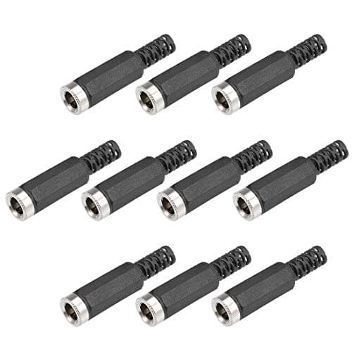 X10 Prise12 Volt Femelle Connecteur 5.5mm x 2.1mm Alimentation Fiche à Souder 12V - ADAPTOUT Marque Française