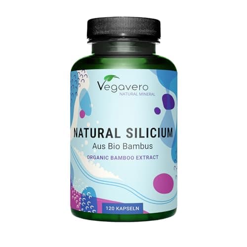 Silicium Organique Vegavero® | 100% BIO & NATUREL - Extrait de Bambou | Sans Additifs | 120 gélules de 150 mg | VEGAN