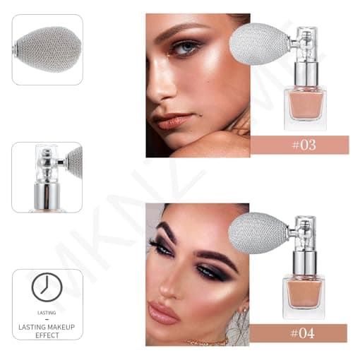 Spray Paillette Corps,MKNZOME 2 pièces Paillettes Visage Paillette Cheveux Imperméable Body Glitter Spray Maquillage Paillettes Femme pour Visage Cheveux Ongles Festival Fête