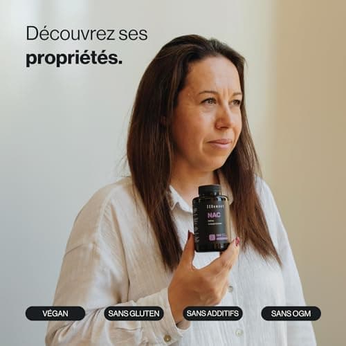 NAC N-Acétyl-Cystéine 600 mg - 180 Gélules Véganes | Approvisionnement de 6 Mois | Haute Pureté et Biodisponibilité | Sans Additifs | Végan | Zenement