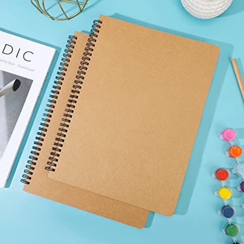Yarotm Carnet A5 Carreaux 5mm - Lot de 8 Pack Cahiers à Spirales a5-60 Feuiles Petits Carreaux Carnet à Spirale - Papier 100g Bloc Note - Graph Grid Paper Notebooks A5 Bulk