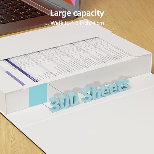 JiaWei Lot de 3 Boîtes de classement avec Couvercle Magnétique, dos de 40 mm, en Carton Extra Fort de 1800 g/m2 avec étiquettes remplaçables pour DIN A4 - Noir