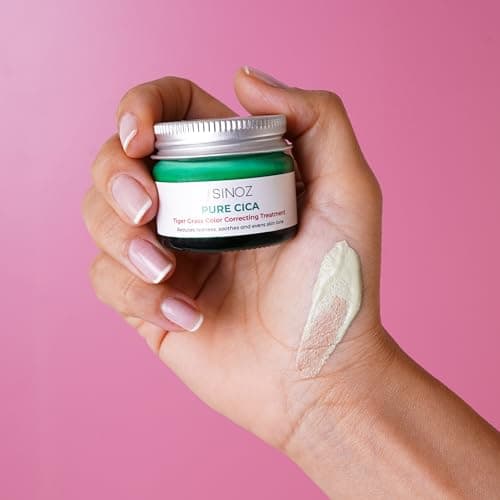 Pure Cica Tiger Grass Color Correcting Repair Cream | Neutralizes Redness & Soothes Sensitive Skin | With Centella Asiatica & SPF Protection | 15 ml