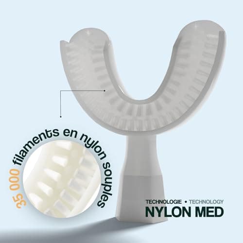 Y-Brush - Brosse à Dents Électrique - Brosse en Y - 3 Mois d'Autonomie - Pack NylonStart Adulte