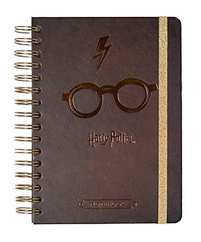 Grupo Erik - Bullet Journal Pointillé Harry Potter - Carnet de Notes A5 - Notebook - Bullet Agenda - Carnet Spirale - Lunettes